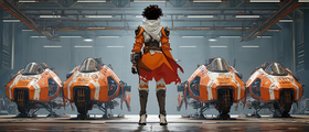 Production line, larger-variant Magneto Speeder